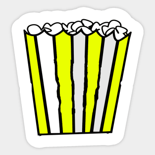 Popcorn bag Sticker